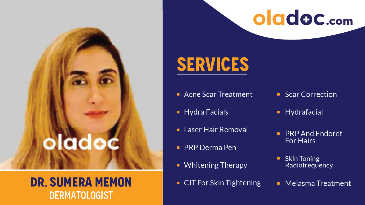 Services provided by Dr. Sumera Memon